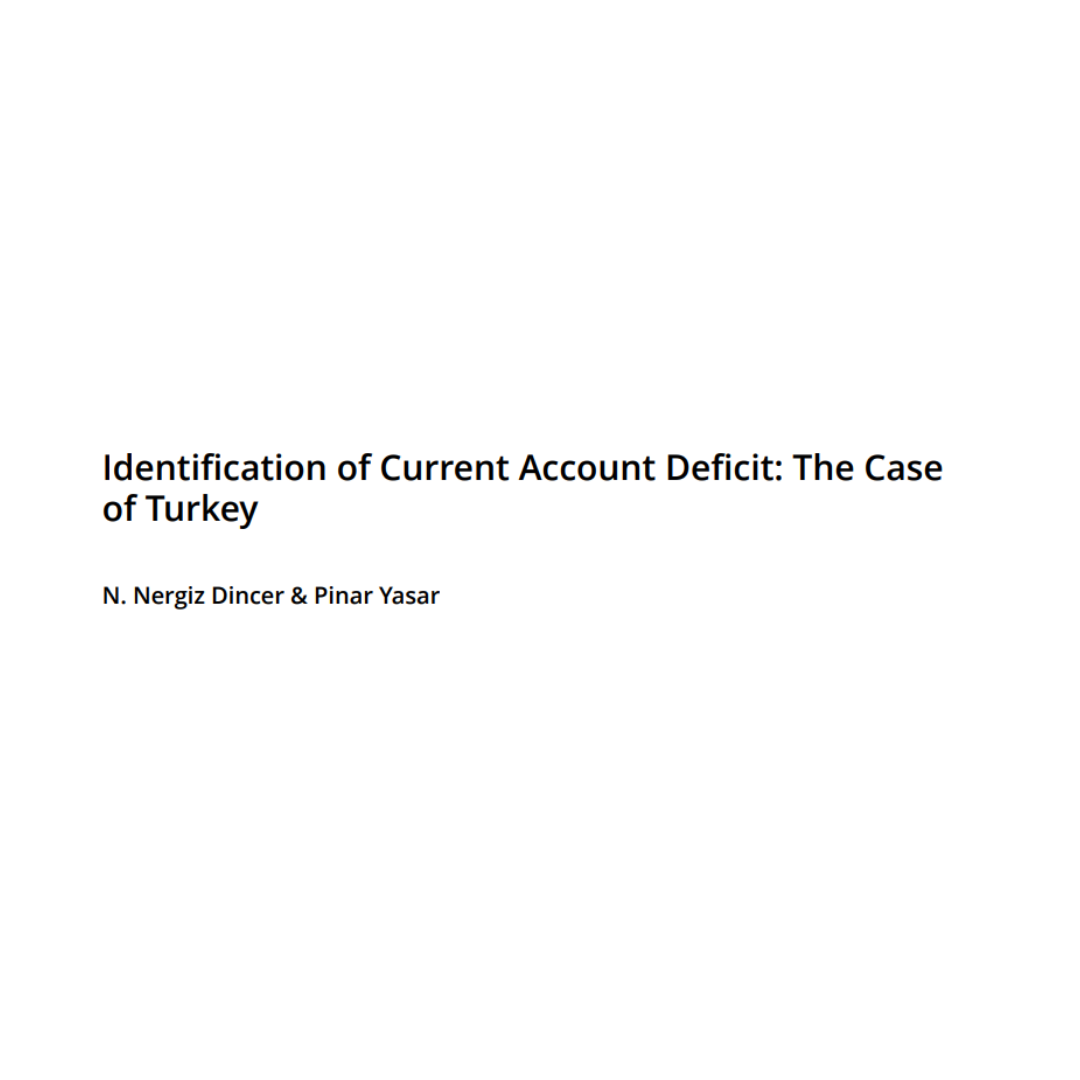 NN Dincer, P Yasar (2015). Identification of current account deficit: The case of Turkey, The International Trade Journal 29-1 (63-87)